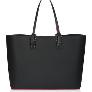 Christian Louboutin Women's Black Cabata Large Leather Tote Bag